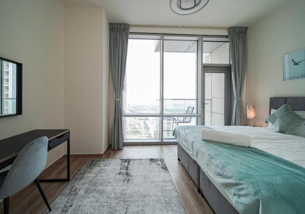 لابی و فضای عمومی The stylish Meera tower 3606 apartment in Al Habtoor city - تصویر ۵