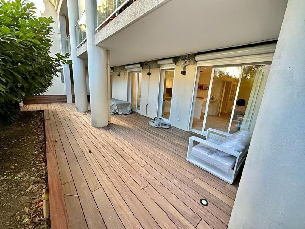 Balkón alebo terasa v ubytovaní CAM0 - appartement 2 chambres en rez-de-terrasse