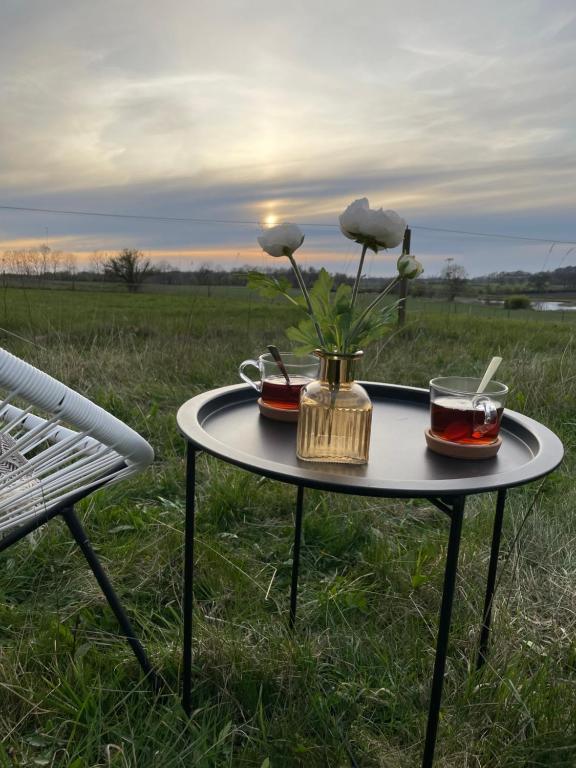 Příroda nedaleko luxury tent
