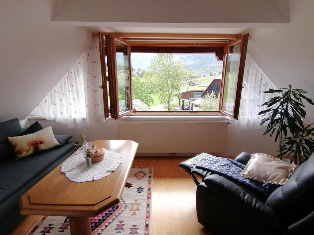 Posezení v ubytování Ursprunghof