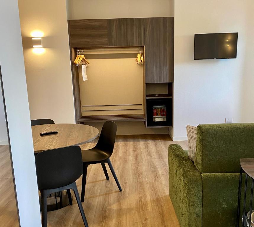 TV a/nebo společenská místnost v ubytování Hotel Pai