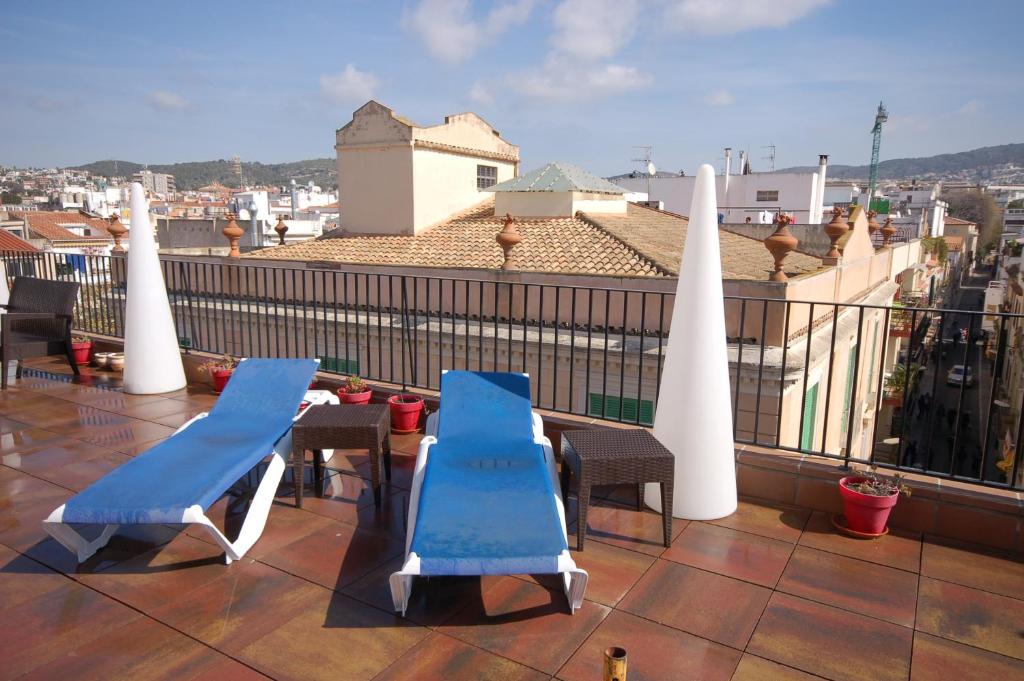 Balkón nebo terasa v ubytování Sitges Apartment
