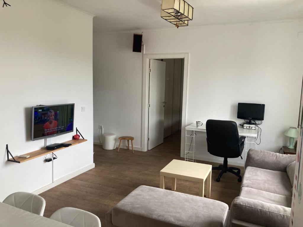 TV a/nebo společenská místnost v ubytování Forest View