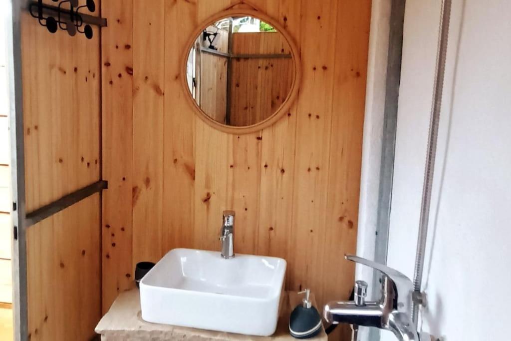 Koupelna v ubytování Happy Glamping 2