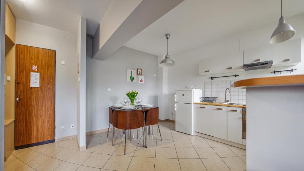 Kuchyňa alebo kuchynka v ubytovaní Apartamenty Sun & Snow Legionów