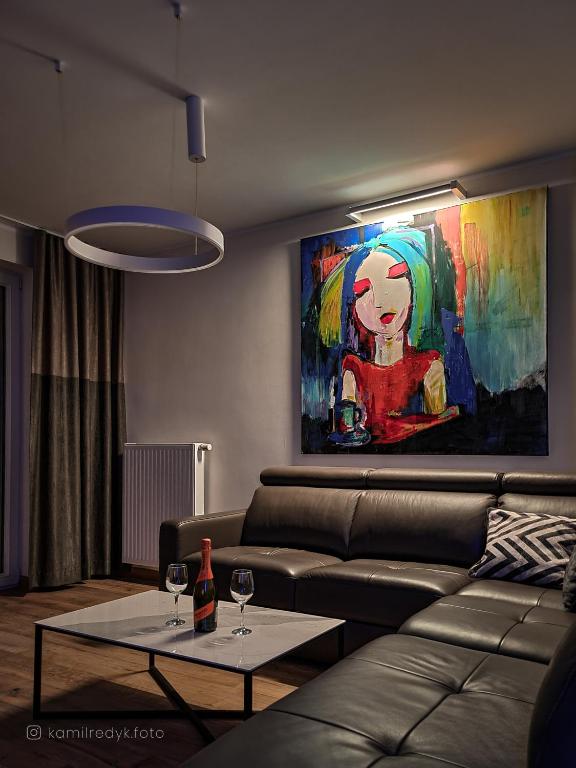 Posezení v ubytování Apartament VIP PROMENADA