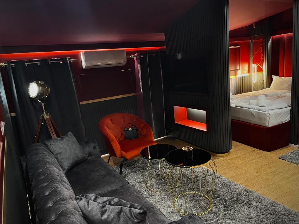 Postel nebo postele na pokoji v ubytování Hotel Allur