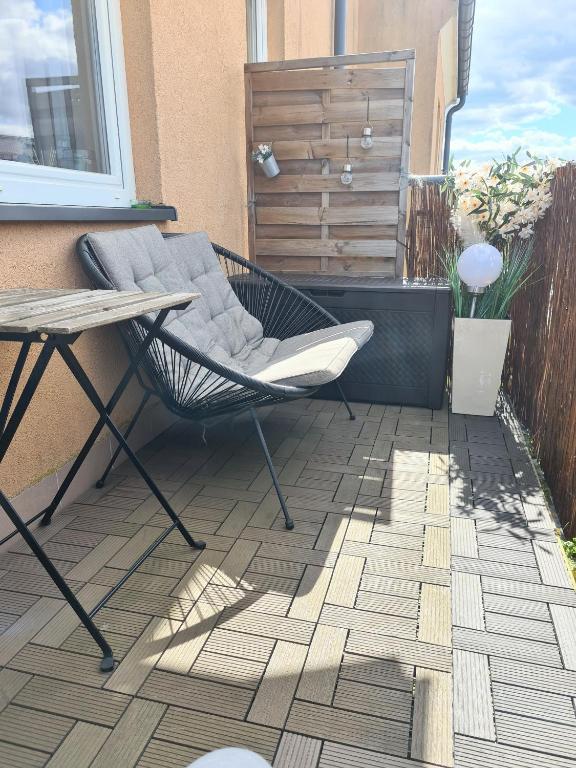 Balkón alebo terasa v ubytovaní Apartament Zaciszny