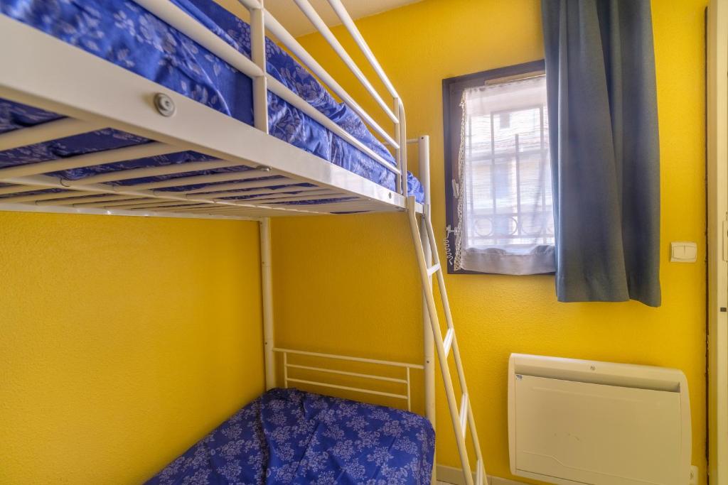 Posteľ alebo postele v izbe v ubytovaní Palme d'or