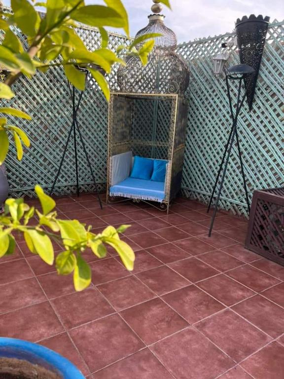 Balkón nebo terasa v ubytování Riad 1001 couleurs
