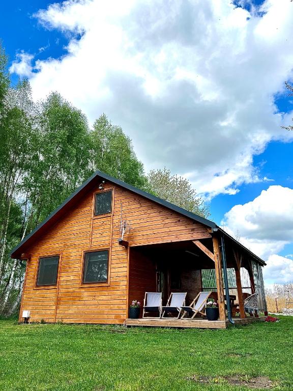 DOMEK LETNISKOWY POD BRZOZAMI na Roztoczu wśród lasów, Zamość, Krasnobród, Zwierzyniec - Three-Bedroom Chalet