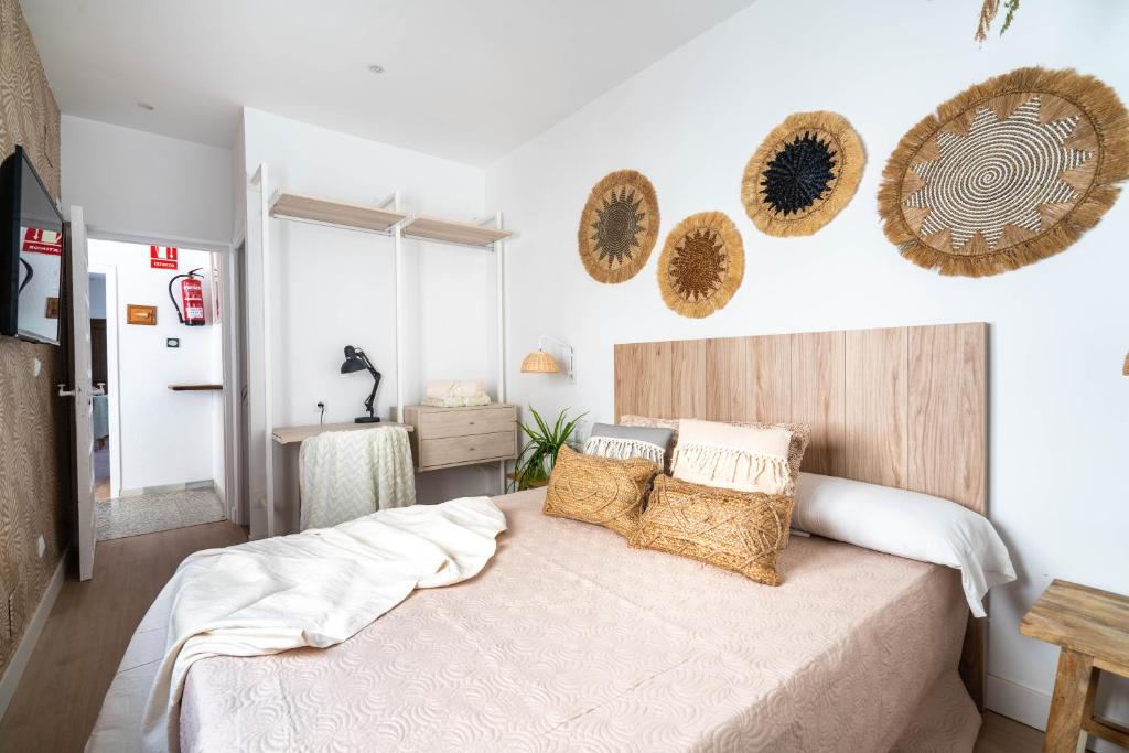 Posteľ alebo postele v izbe v ubytovaní BF Rooms Carboneras