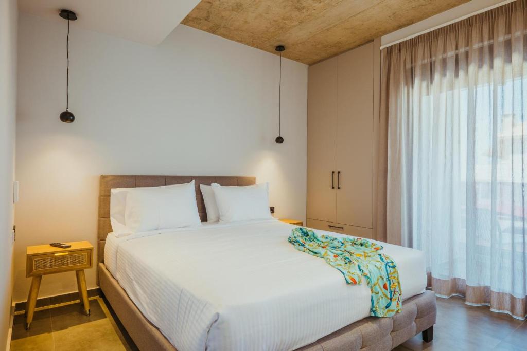 Postel nebo postele na pokoji v ubytování Anemmaro Villa 1 in Crete