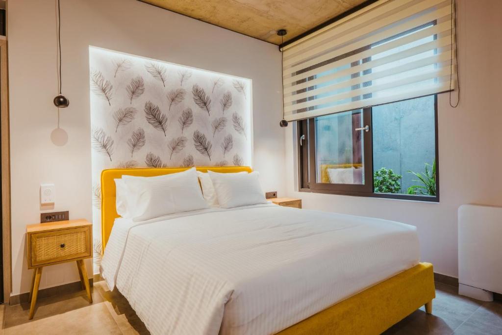 Postel nebo postele na pokoji v ubytování Anemmaro Villa 1 in Crete