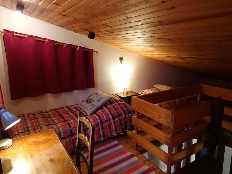 Posteľ alebo postele v izbe v ubytovaní Maison d'altitude avec vue panoramique à Gérardmer