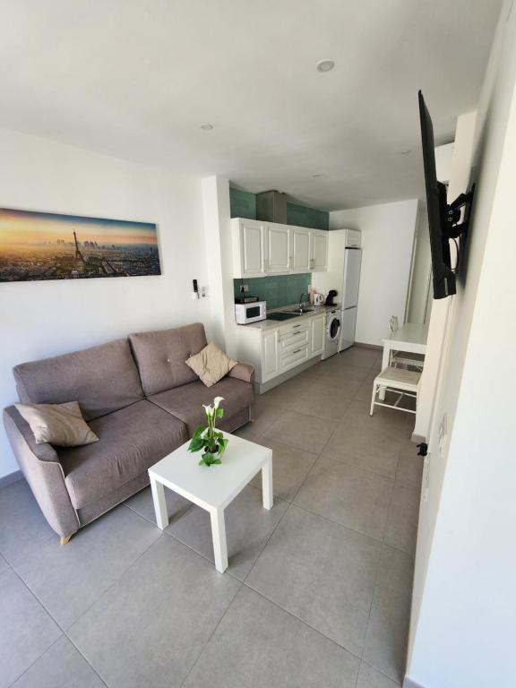 Kuchyň nebo kuchyňský kout v ubytování Apartamentos Centro Ronda 3