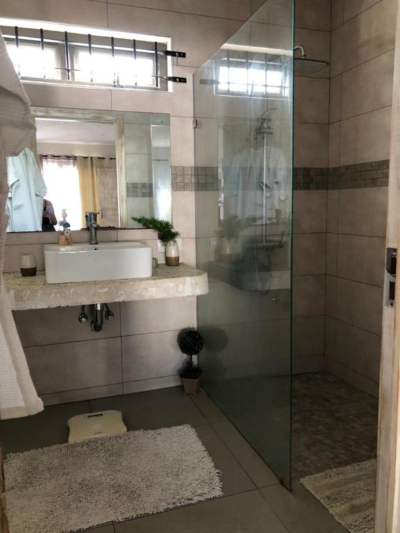 Koupelna v ubytování Amalfi Villa