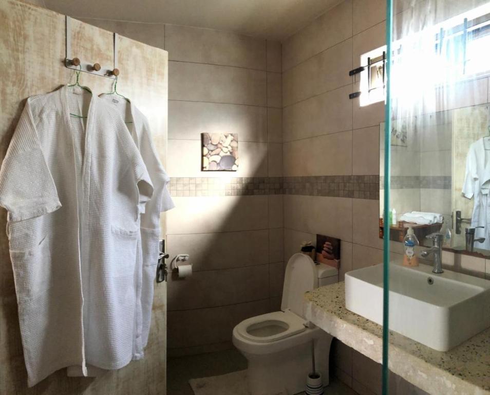 Koupelna v ubytování Amalfi Villa