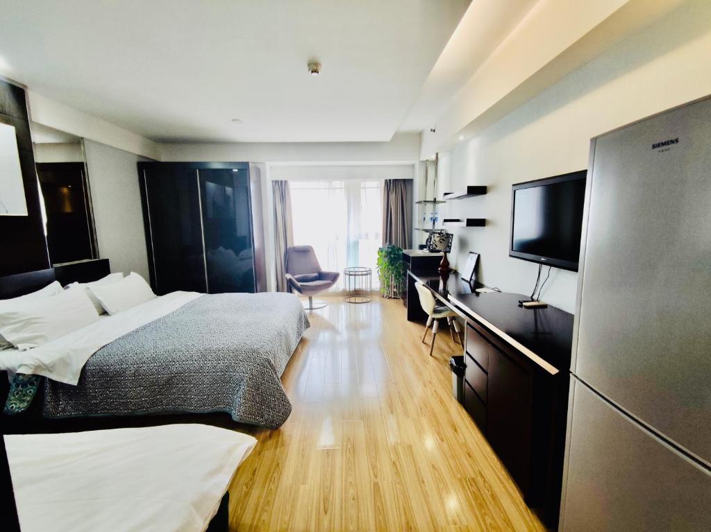 Nanjing Kaibin Apartment - Aishang Shopping Mall - Familienstudio
