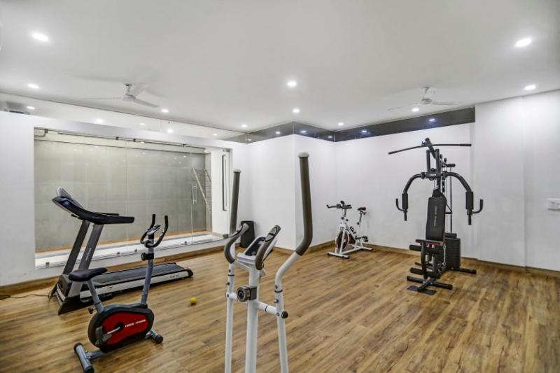 Fitness centrum a/nebo fitness zařízení v ubytování Windsor Castle Premier Cyber City
