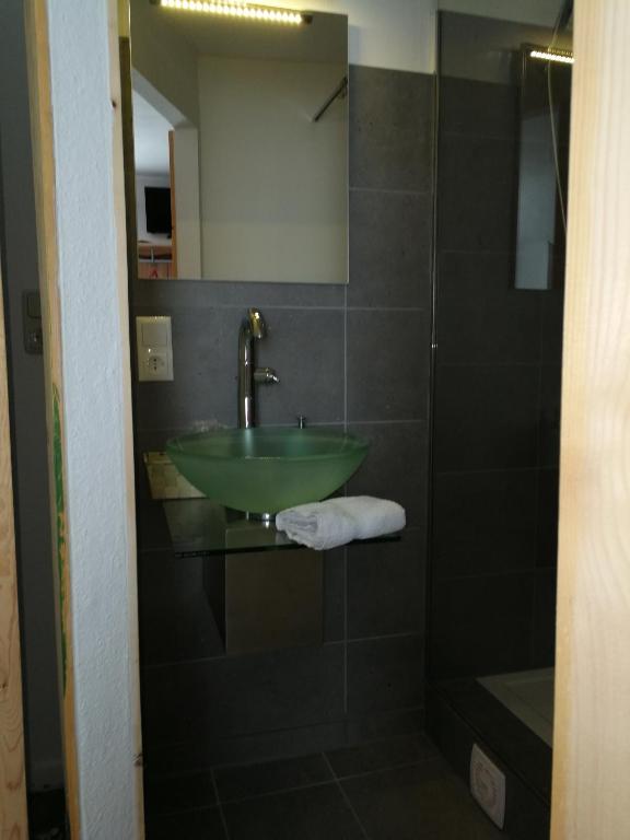 Koupelna v ubytování Gästehaus Fuchsröhre