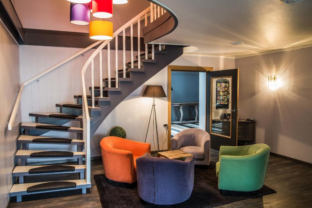Posezení v ubytování Mandarina Hotel Luxembourg Strassen