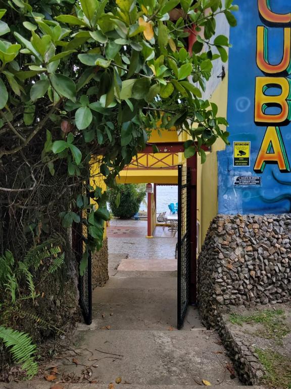Jardín al aire libre en ScubaPortobelo