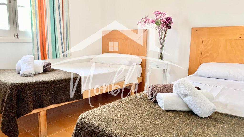 Postel nebo postele na pokoji v ubytování SA TORRETA 3