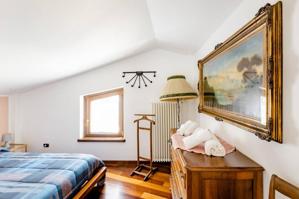 Postel nebo postele na pokoji v ubytování Casa Oleandro