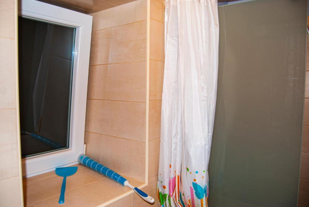 A bathroom at Yangos traditional home