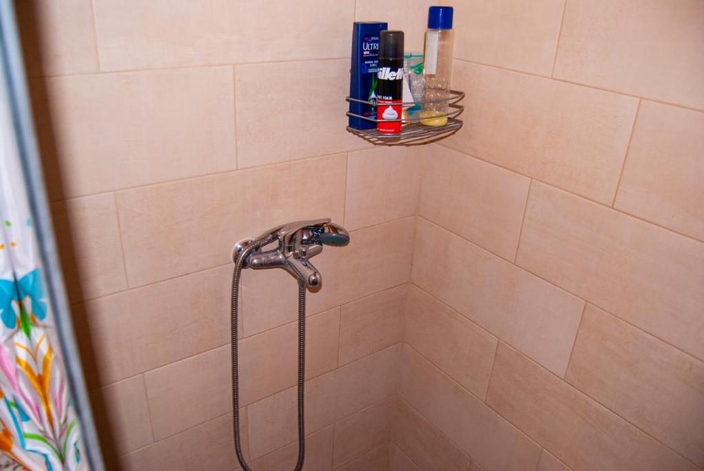 A bathroom at Yangos traditional home
