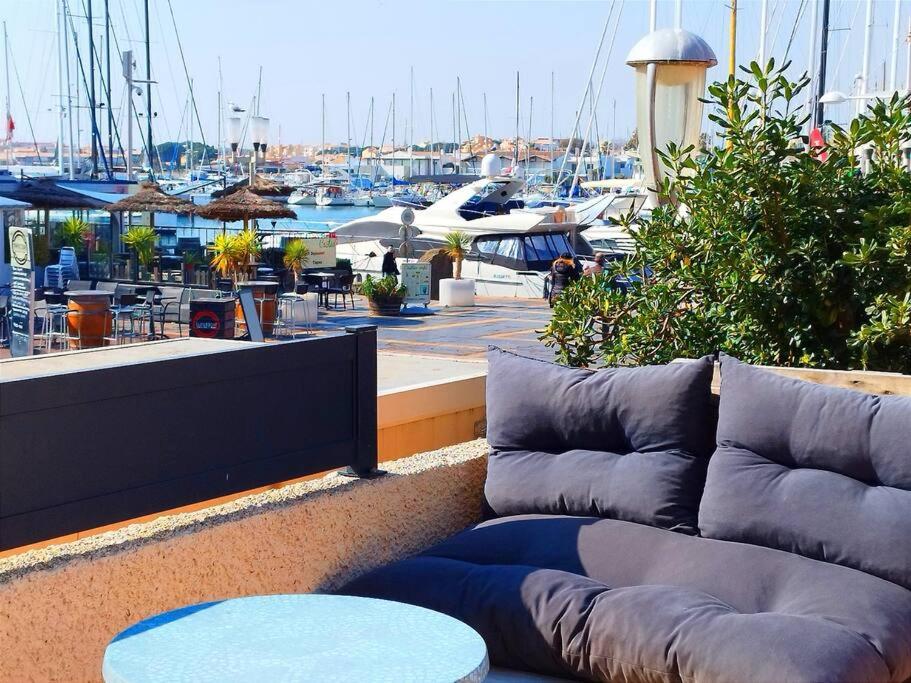 Cap Sud terrasse; clim; centre port du Cap d'Agde, Le Cap d'Agde