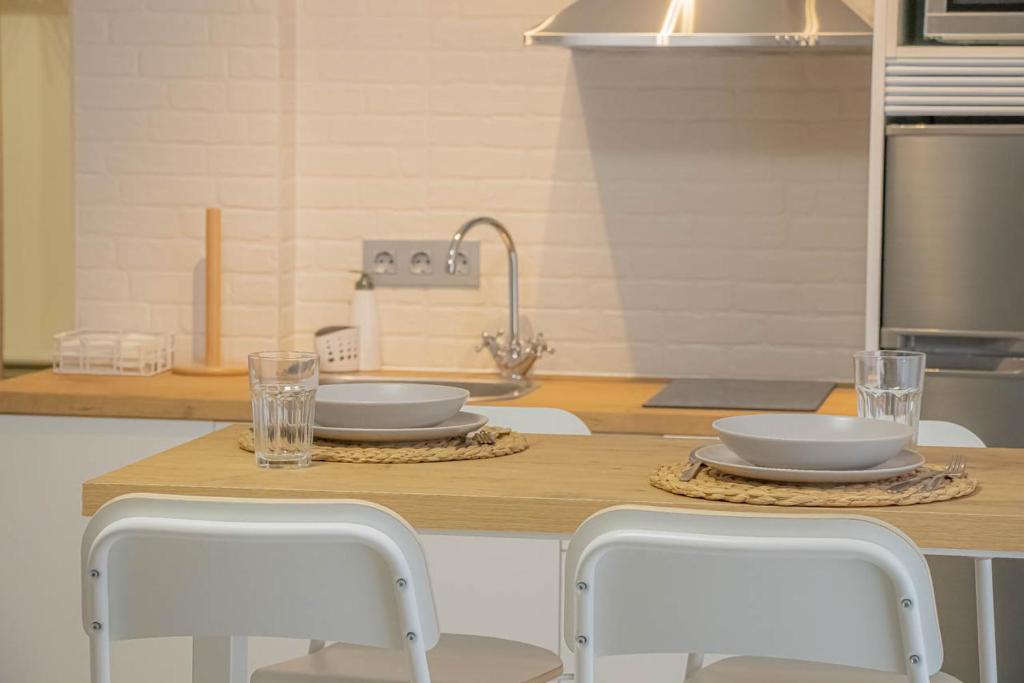 Kuchyňa alebo kuchynka v ubytovaní LOFT GARRUCHA CENTER