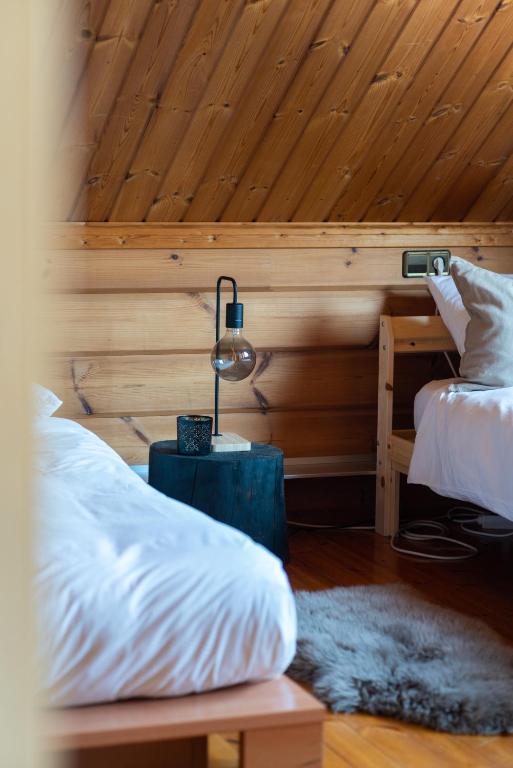 Postel nebo postele na pokoji v ubytování Finland House Barcelona- Ideal familias