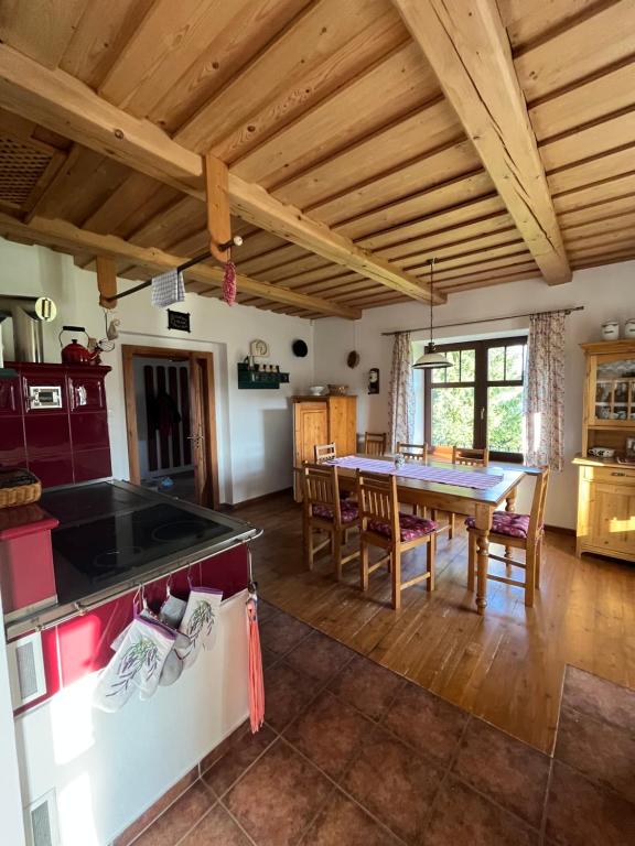 Kuchyň nebo kuchyňský kout v ubytování Villa Beata