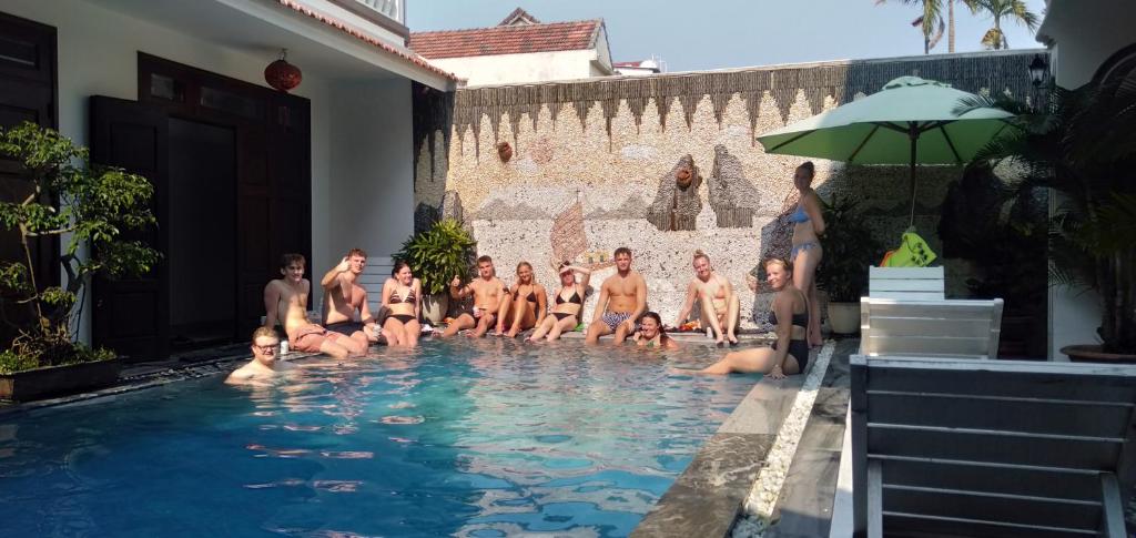 Bazén v ubytování Green Island Villa Hoi An nebo v jeho okolí