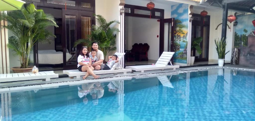 Bazén v ubytování Green Island Villa Hoi An nebo v jeho okolí