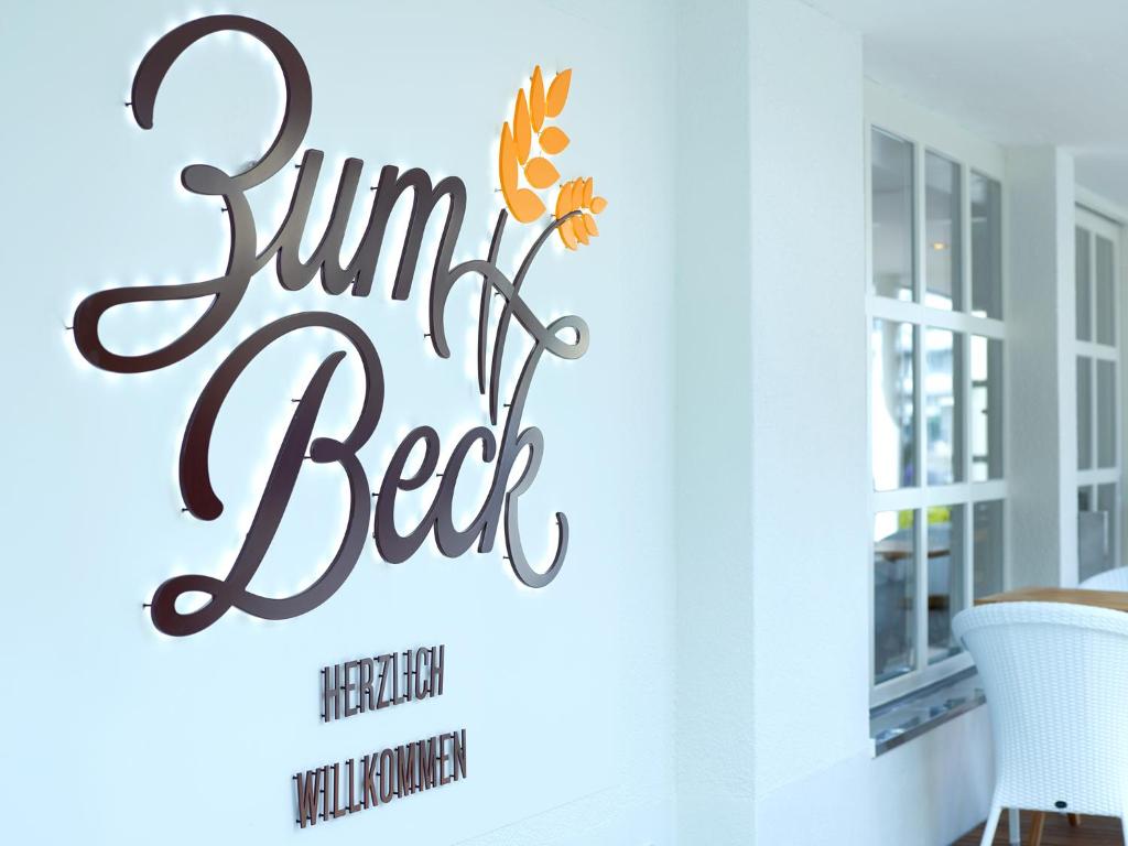 Certifikát, hodnocení, plakát nebo jiný dokument vystavený v ubytování Hotel & Restaurant zum Beck
