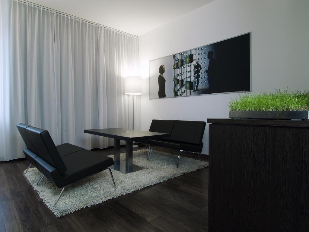 Posezení v ubytování arte Hotel Linz