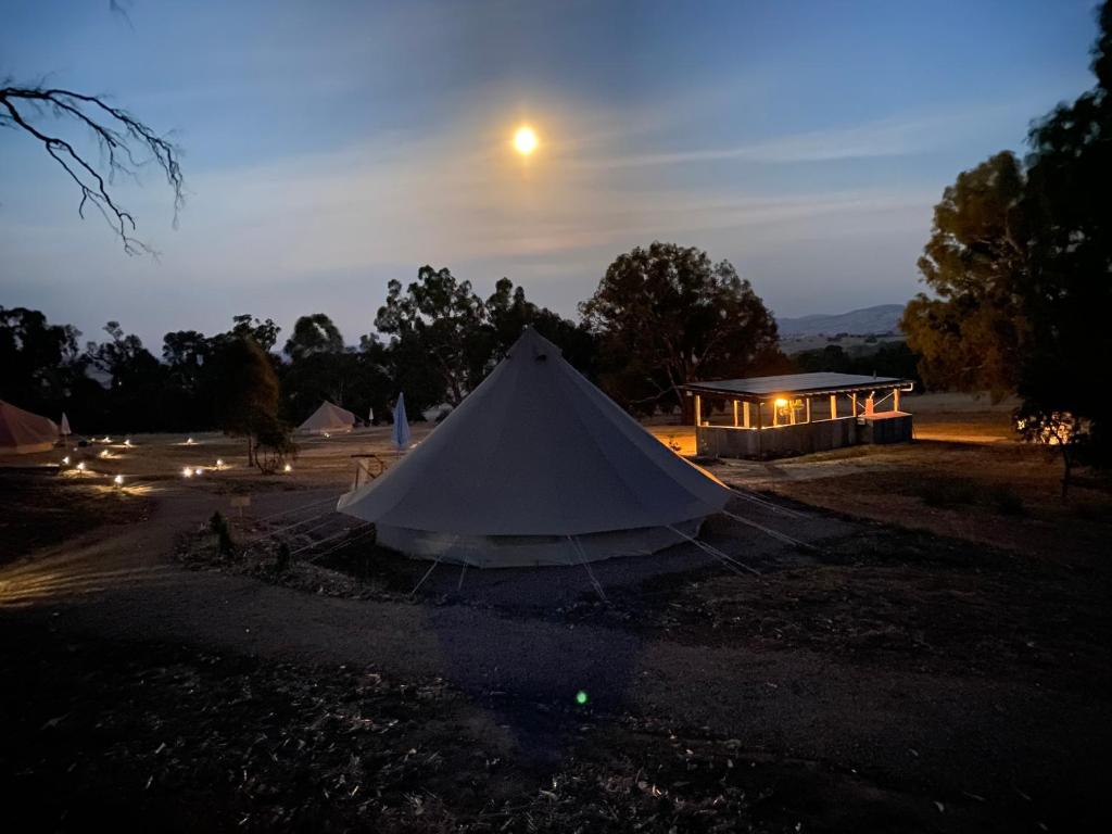 Příroda nedaleko luxury tent