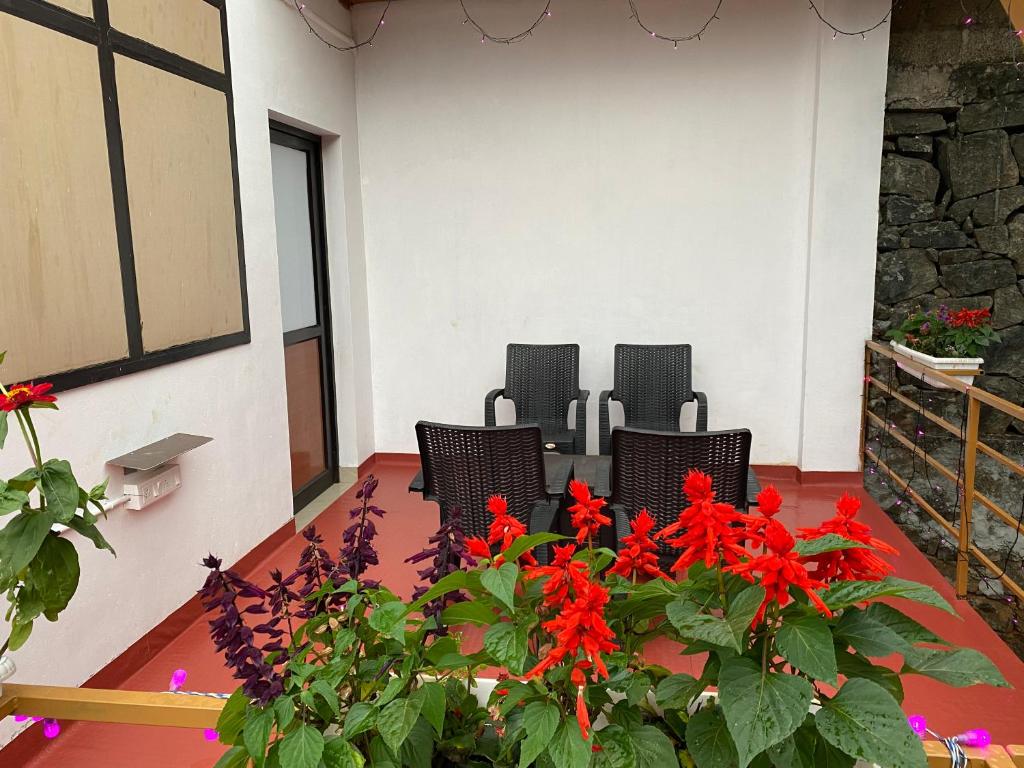 Posezení v ubytování Munnar BnB