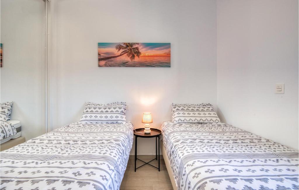 Postel nebo postele na pokoji v ubytování Apartment In Finestrat