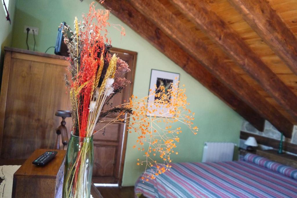 Postel nebo postele na pokoji v ubytování Posada Corral Mayor