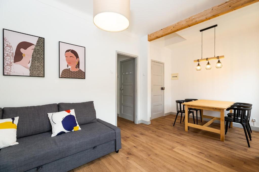 Posezení v ubytování Minimalist Apartment In Caldas