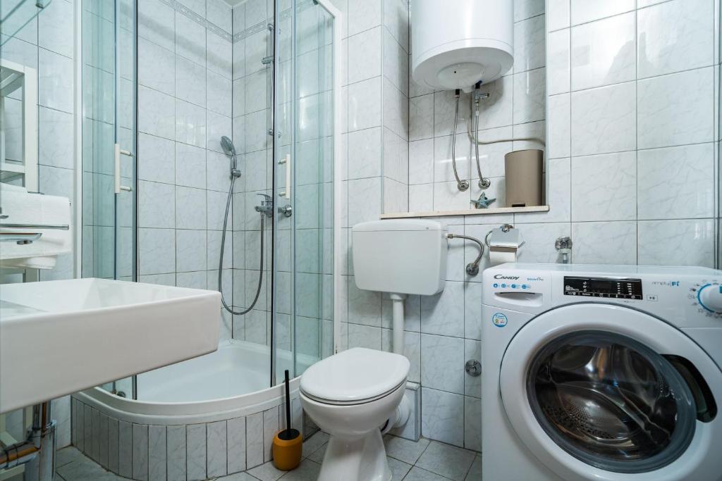 Kúpeľňa v ubytovaní Apartment Radovan