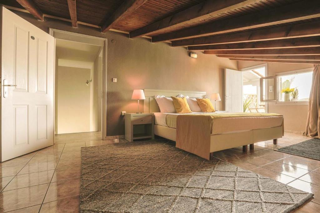 A seating area at Nimfi Hotel, Skiathos