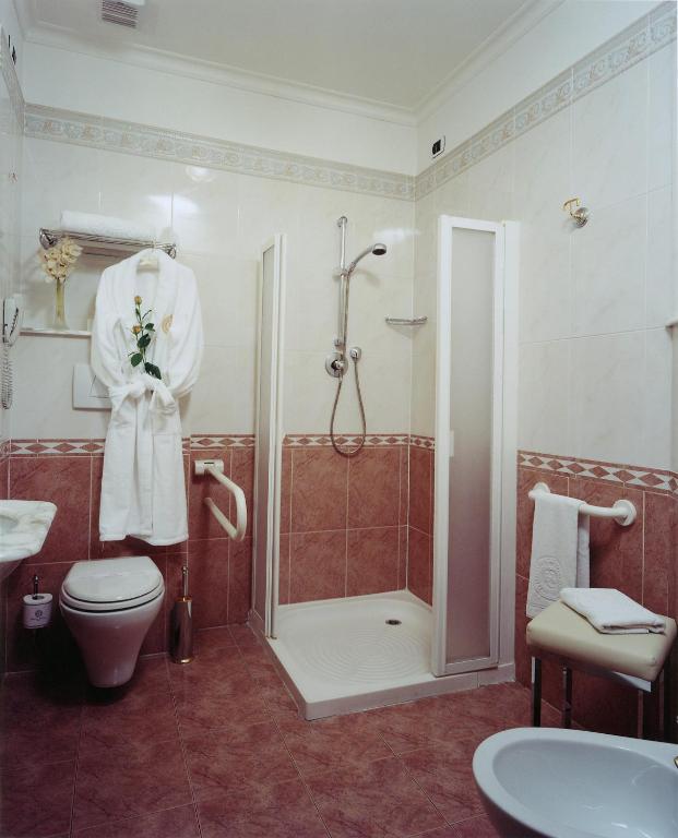 Koupelna v ubytování Hotel dei Consoli Vaticano
