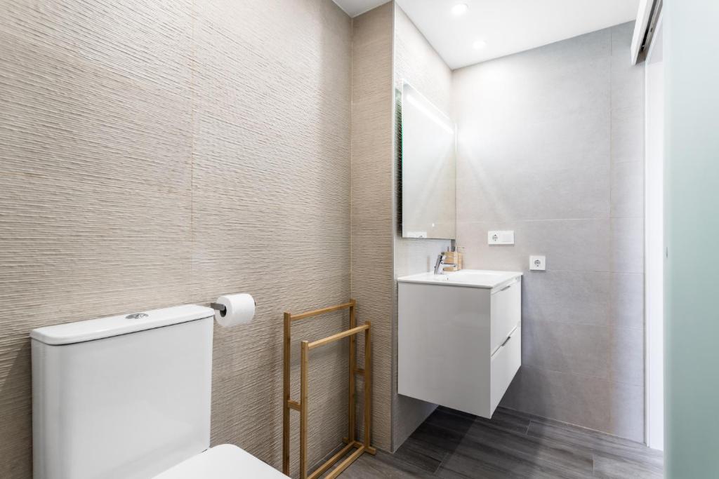Koupelna v ubytování Sur Suites Palmeras 8