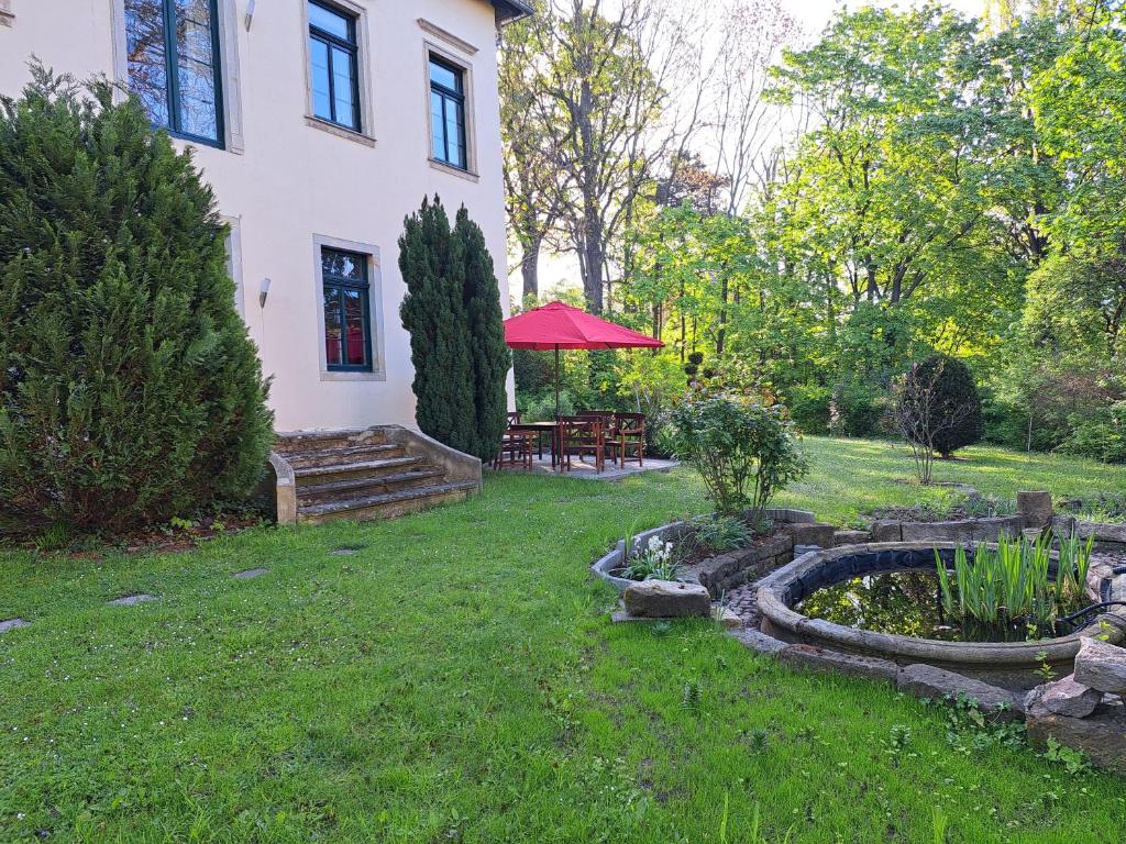 Zahrada ubytování Gästehaus Villa Seraphinum