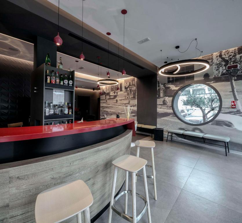 Lounge nebo bar v ubytování Best Western Hotel Corsi
